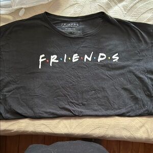 FRIENDS Black Graphic T-Shirt